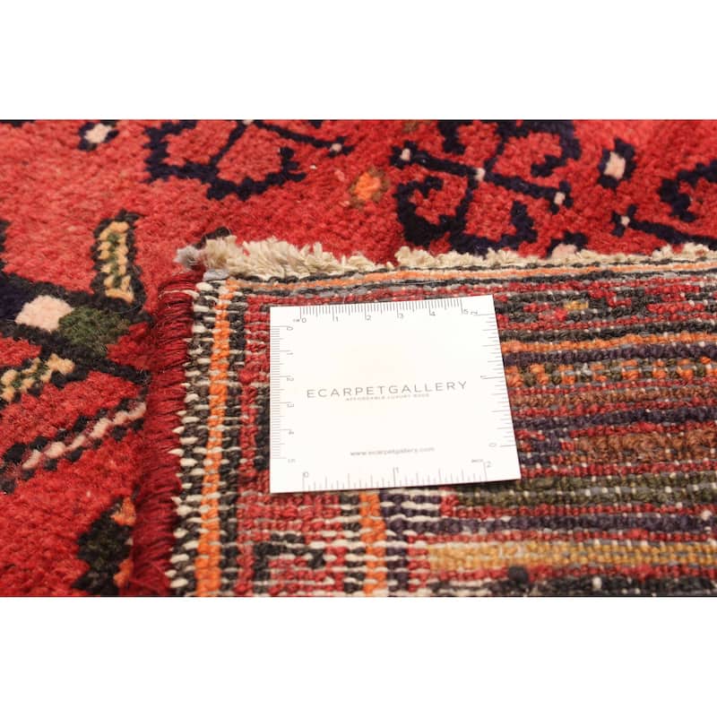 ECARPETGALLERY Hand-knotted Andelz Red Wool Rug - 4' 4" x 6' 10"