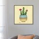 preview thumbnail 18 of 16, iCanvas "Flowering Succulent III" by Tava Studios Framed