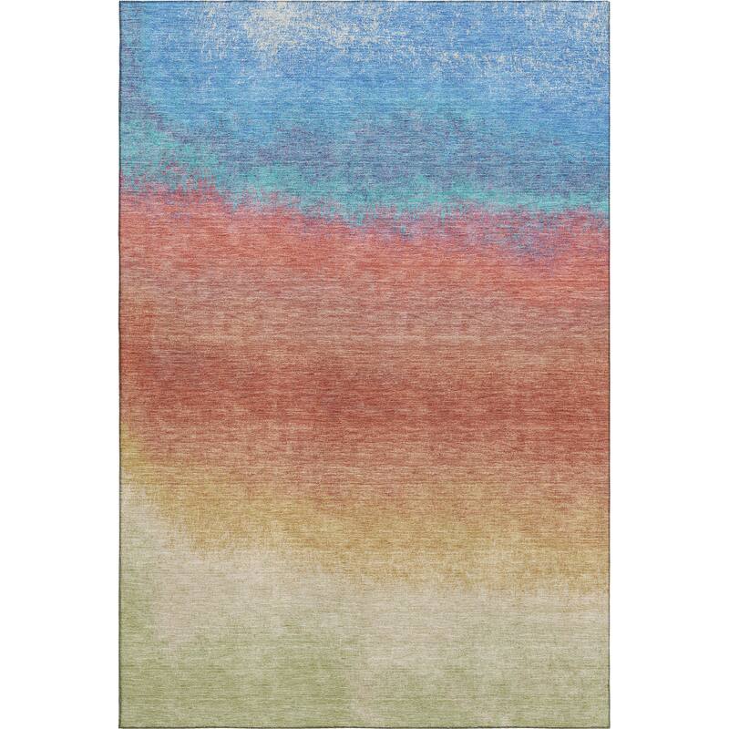 Premium Washable Super Soft Abstract Ombre Mayfield Rug