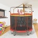 preview thumbnail 33 of 39, Kids Trampoline, Adjustable Toddler Trampoline with Safety Enclosure