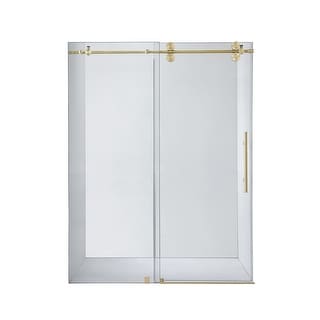 Villena Single Sliding Frameless Shower Door