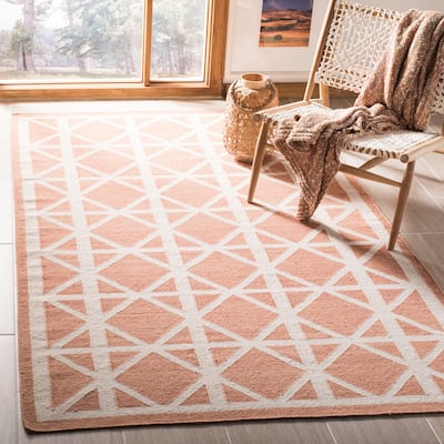 SAFAVIEH Handmade Flatweave Dhurries Vistina Modern Moroccan Wool Rug