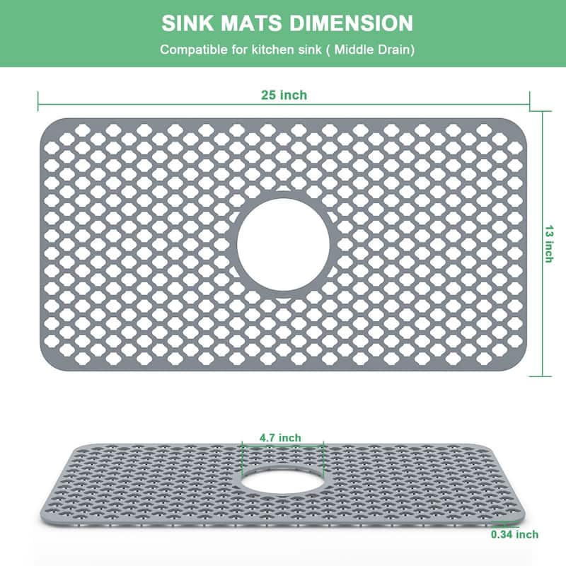Silicone Sink Mat Sink Protectors for Kitchen Sink