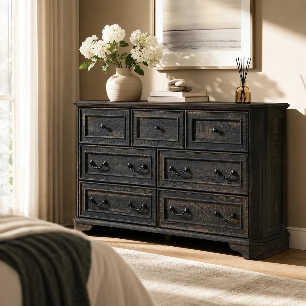 vintage black dresser Paul Style Double Walnut Street Marketplace Tight on space? June Dresser, Vintage Black