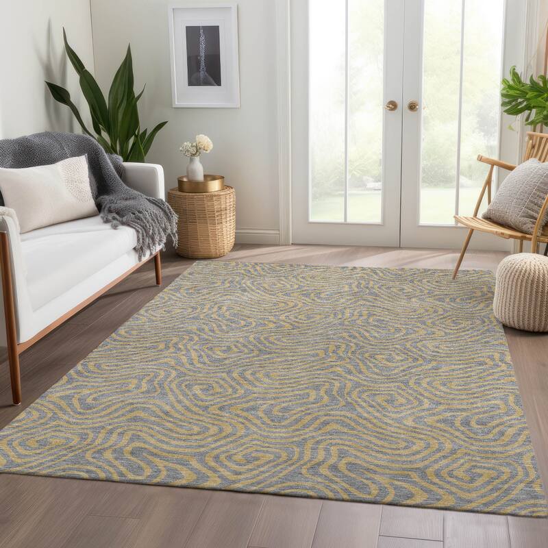 Premium Washable Super Soft Modern Maze Mayfield Rug