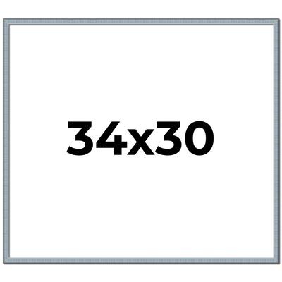 34x30 Frame Rustic Sky Blue Solid Wood Picture Frame | 0.75 Inch