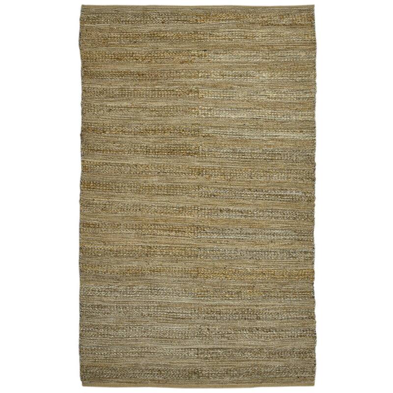 HomeRoots Striped Lodge Rectangle Area Rug