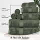 preview thumbnail 188 of 198, Egyptian Cotton 8 Piece Ultra Plush Solid Towel Set by Miranda Haus