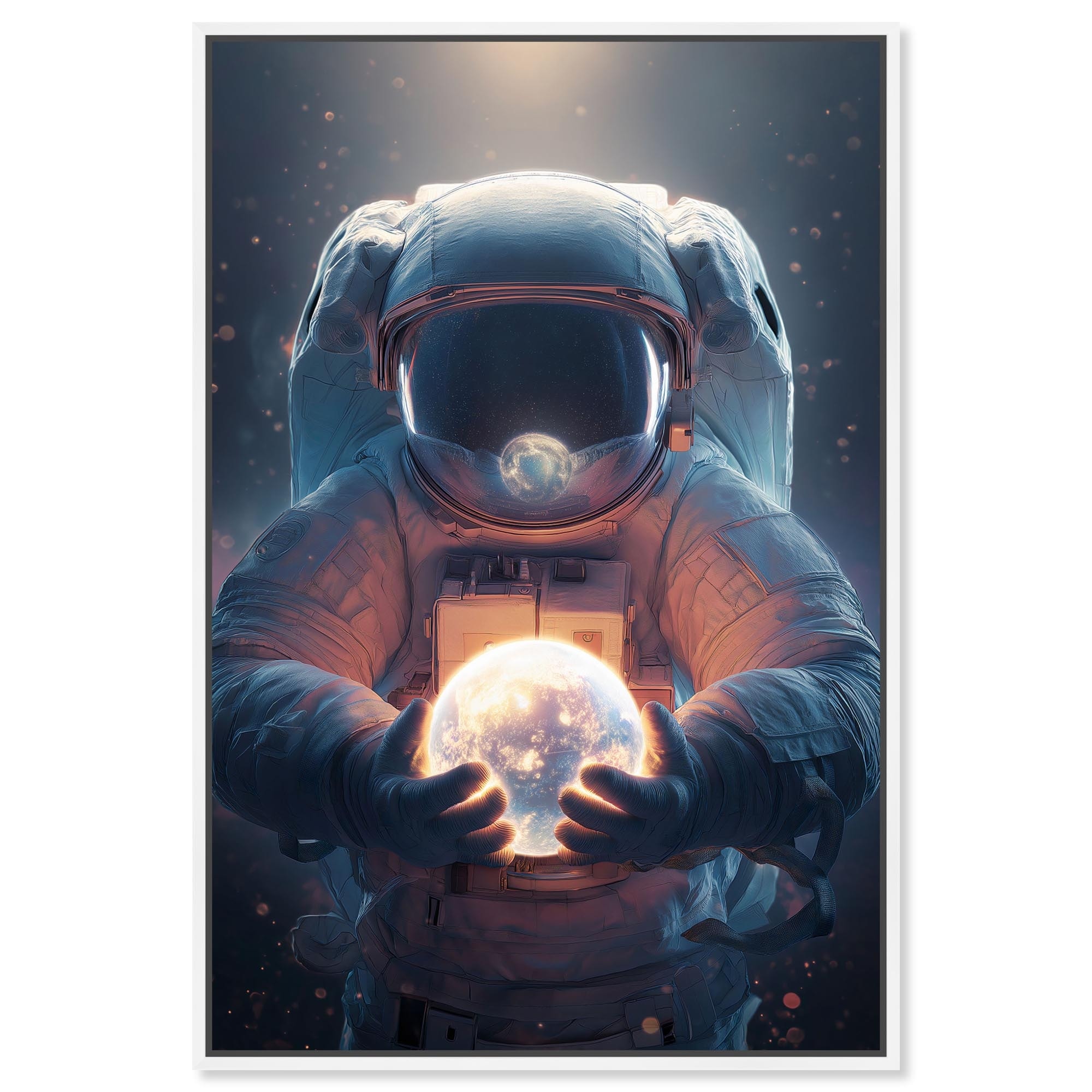 Last Light Astronaut Wall Art Canvas Print by Art Remedy