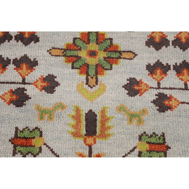 Geometric Ziegler Oriental Accent Rug Handmade Wool Carpet - 3'0" X 5'0"