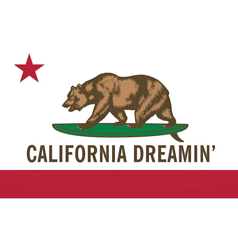 California Dreamin' Art Poster - 24 x 36 Inch