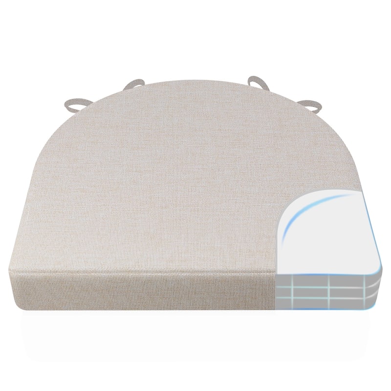 AAAAAcessories 17 in. X 16 in.Indoor Strap Non-slip Chair Cushion for Multi-scenario Setups (2 Pack) - N/A