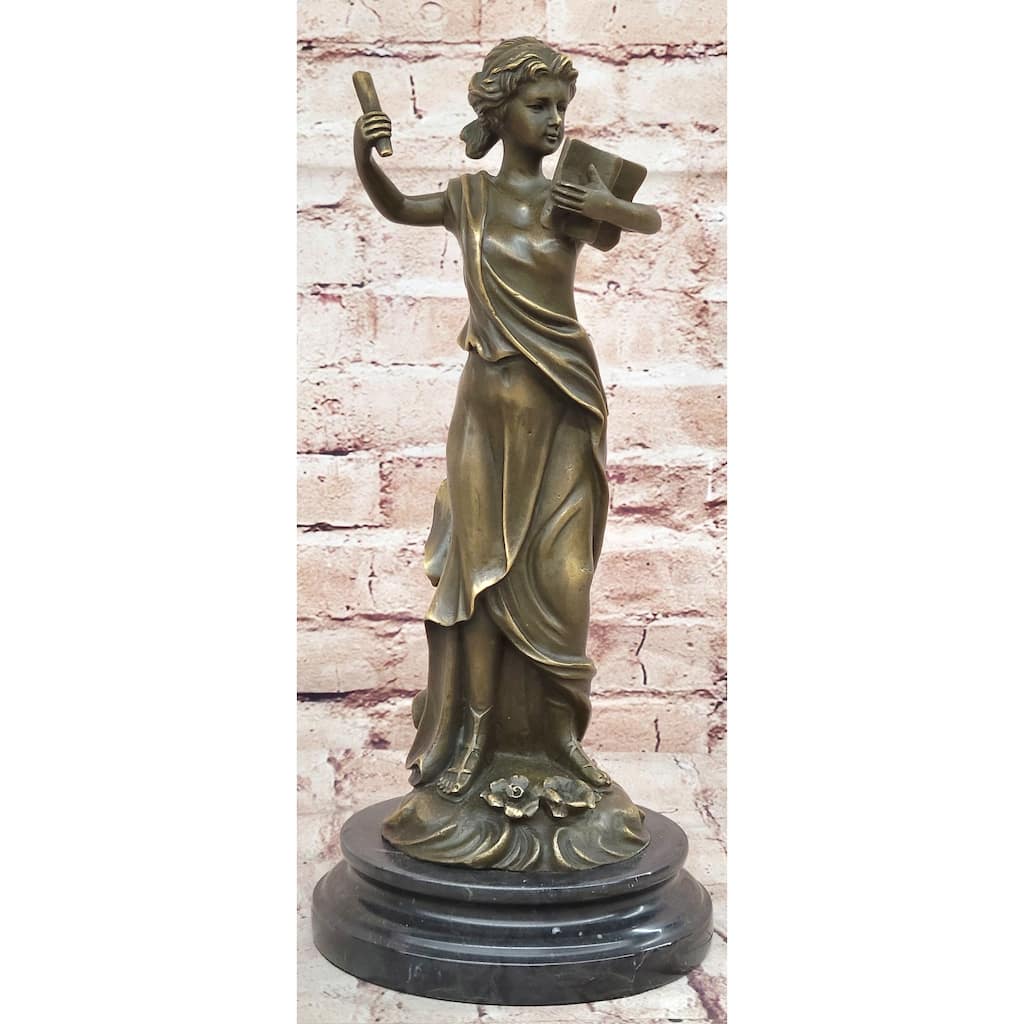Athena Greek Goddess Mythological Figure Bronze Sculpture Original Art By Milo