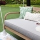 preview thumbnail 7 of 13, Cambridge Casual Renley Wood Outdoor Porch Swing Daybed with Cushion