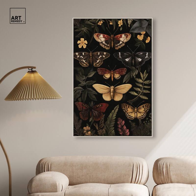 Winged Visitors III Canvas by Art Remedy