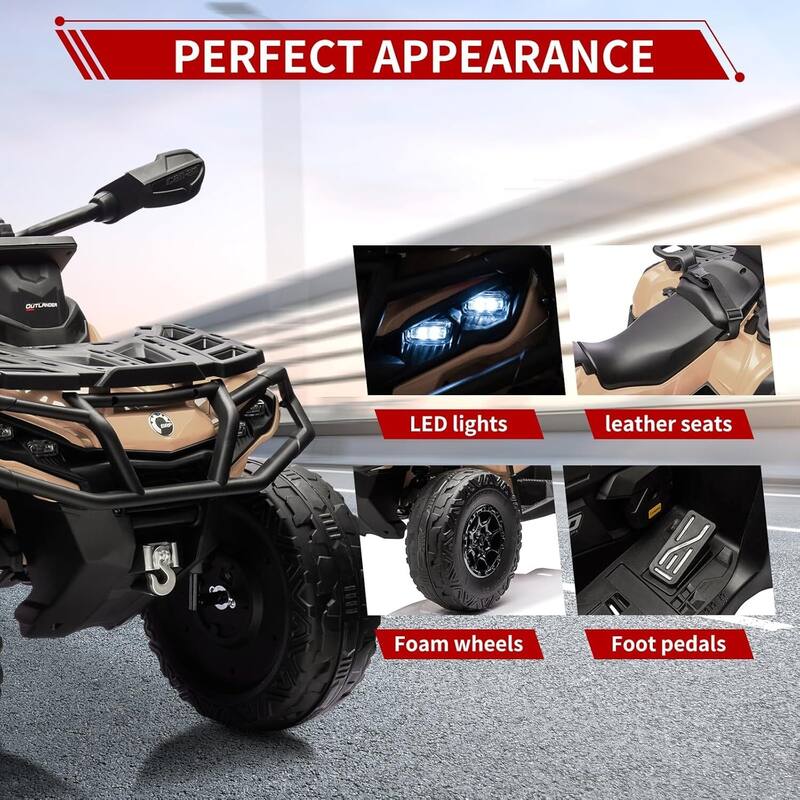 24V Electric Toy Ride On Car for Kids Best Gift, Blue