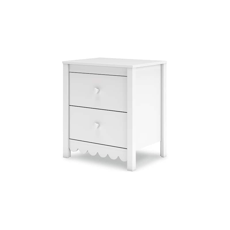 Signature Design by Ashley Hallityn White Nightstand