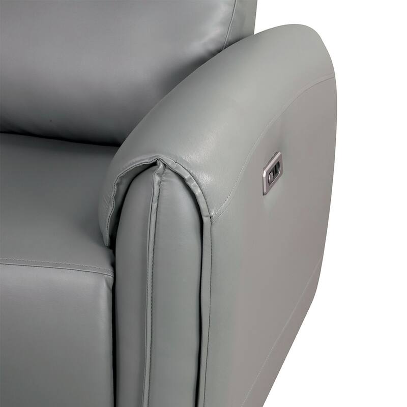2 Piece Upholstered Power Sofa Set with USB Charging Ports