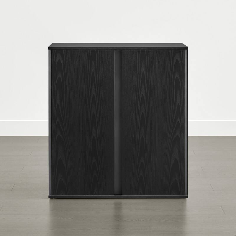 Spruce & Spring 31.5" Modern Industrial Sideboard Cabinet Storage Cabinet