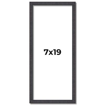 7x19 Frame Brown Picture Frame - Complete Modern Photo Frame Includes