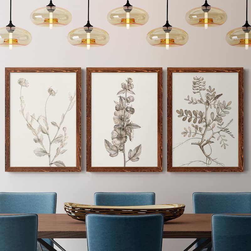 Neutral Botanical Study IV-Premium Framed Canvas - Ready to Hang - Multi-Color