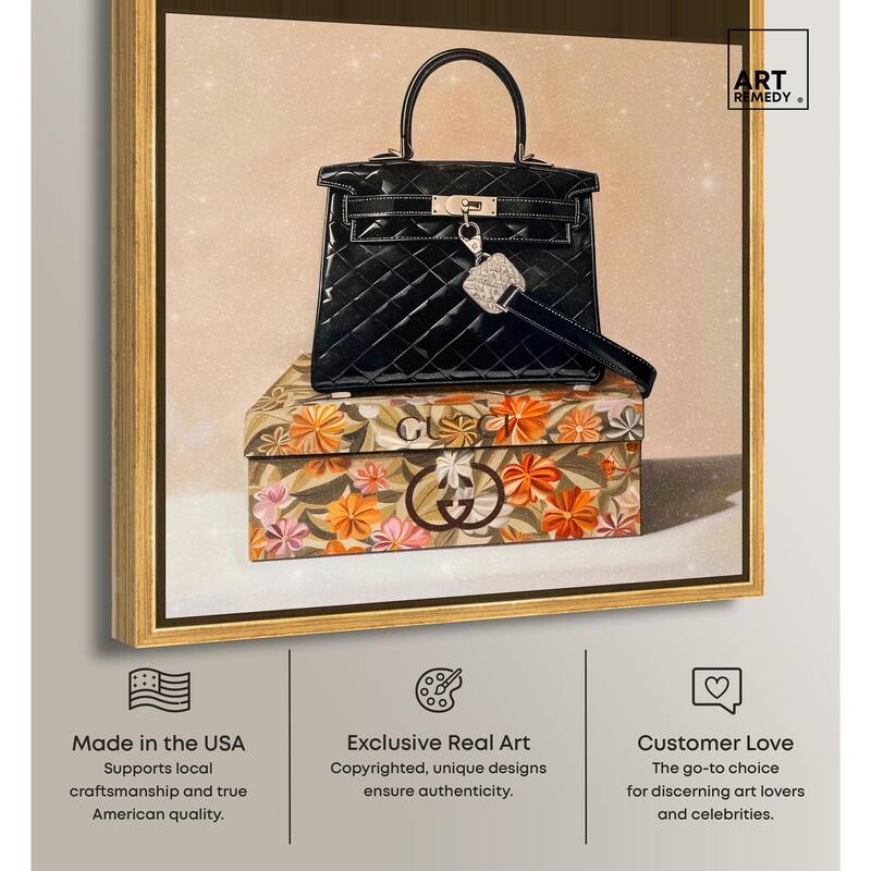 Luxury Purse and Giftbox Canvas by Art Remedy
