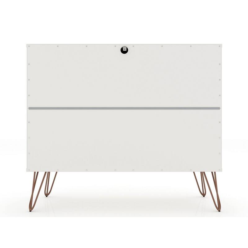 Manhattan Comfort Rockefeller 3-Drawer Dresser (Set of 2)