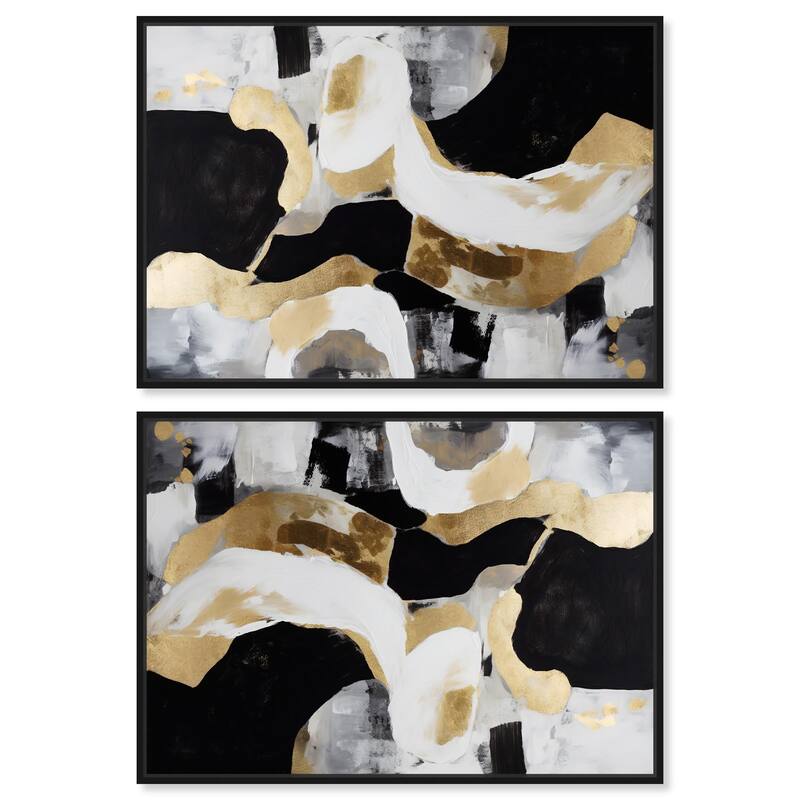 Sunset Beach Drive Canvas by Art Remedy - 30" x 20" - Silver