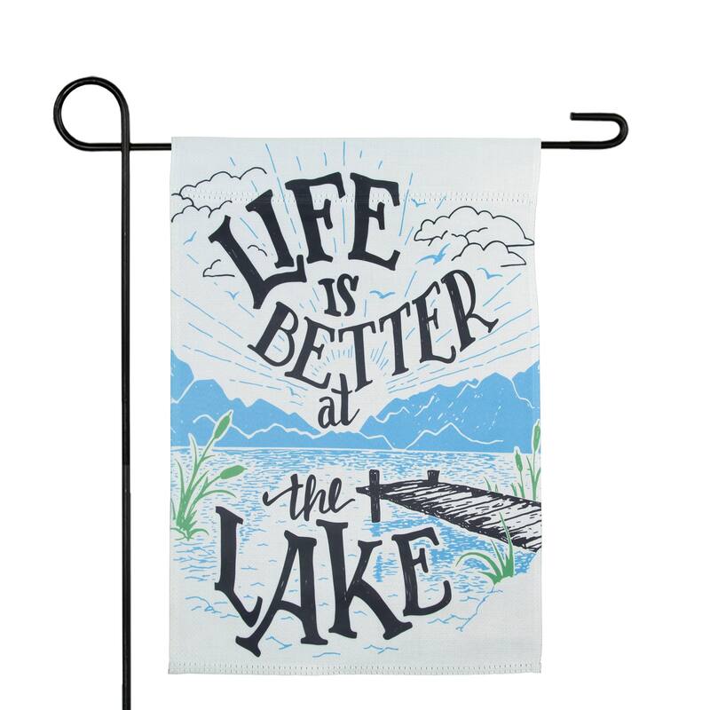 Life is Better at the Lake Outdoor Garden Flag 12.5" x 18"