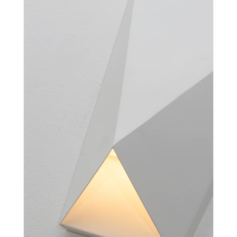 Knox 1-light ADA White LED Outdoor Sconce, White Glass Shade