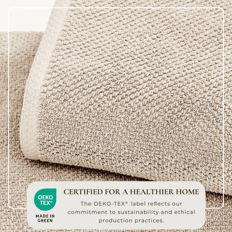 Linery & Co. Luxury Cotton Textured Bath Towel
