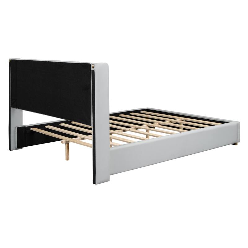 PU Upholstered platform bed