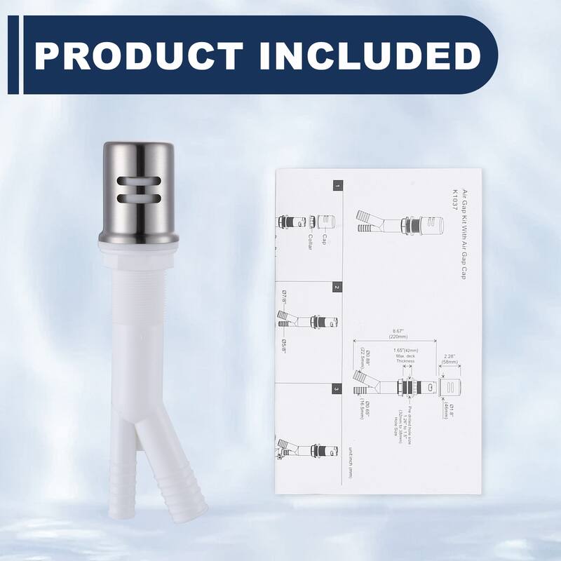 WOWOW Dishwasher Air Gap Cover for Kitchen Sink