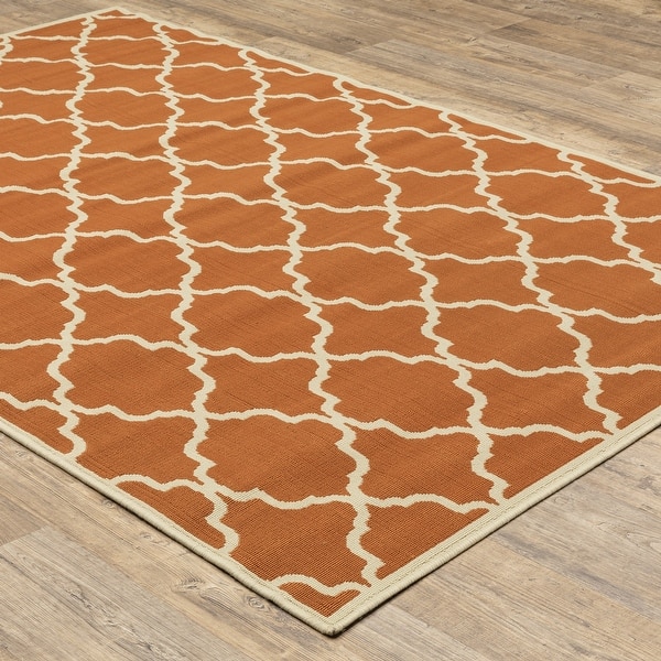 Carson Carrington Vasby Indoor Outdoor Lattice Rug On Sale Overstock 21247715