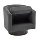 preview thumbnail 93 of 186, Modern Upholstered Barrel Chair Swivel Accent Chair for Living Room