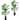 Gymax 2-Pack 5 ft Artificial Tree Potted Fake Faux Monstera Deliciosa