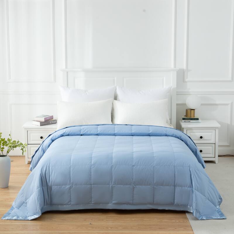 Twin Ducks Matterhorn Down Blanket - 70 in. x 90 in. - Blue