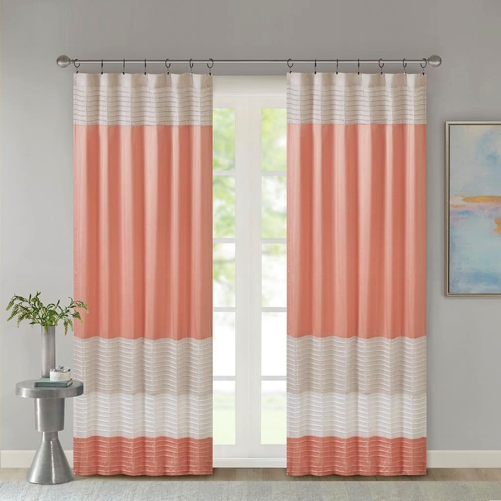 Polyoni Pintuck Curtain Panel
