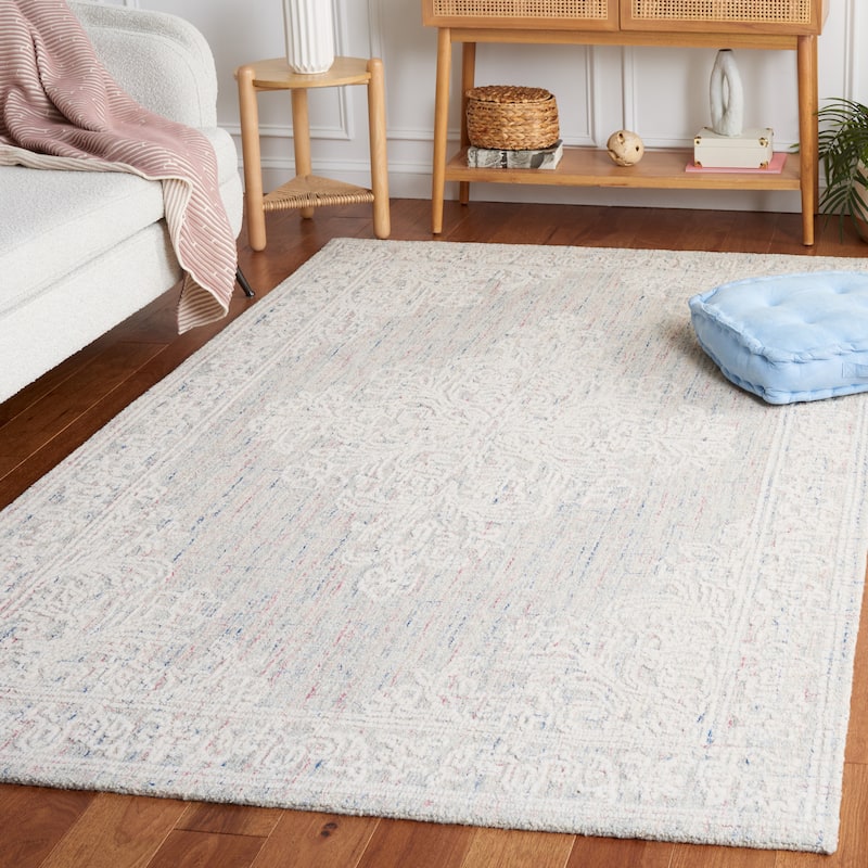 SAFAVIEH Handmade Ebony Fridny Modern Wool Rug