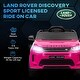 preview thumbnail 6 of 9, 12V Battery Powered Land Rover Discovery Sport Kids Electric Car with Soft Start, Remote Control, Music, Horn, and LED Lights