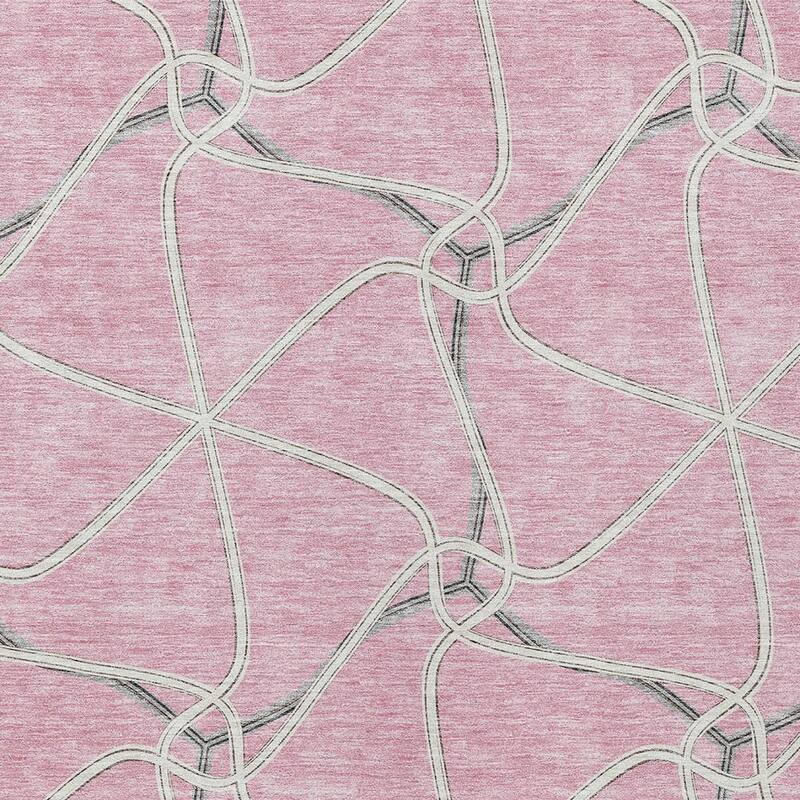 HomeRoots Geometric Contemporary Rectangle Outdoor Rug