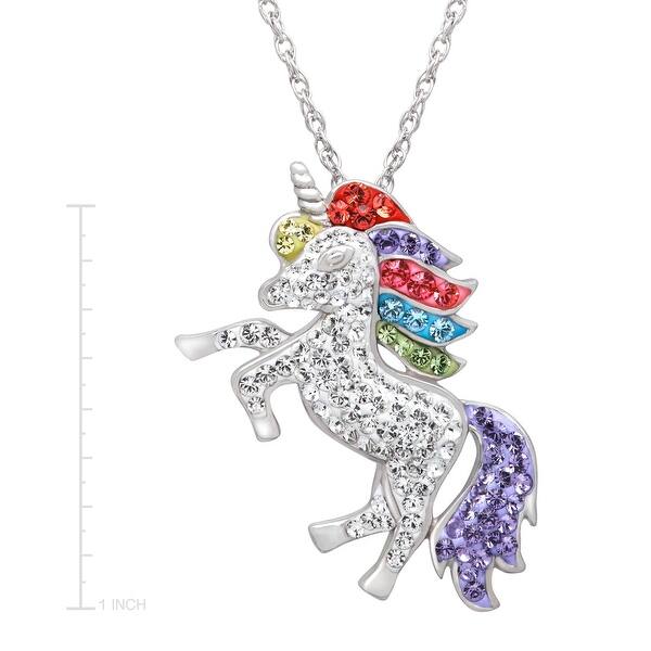 Shop Crystaluxe Unicorn Pendant With Swarovski Crystals In
