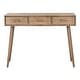 preview thumbnail 2 of 4, SAFAVIEH Albus Chocolate Brown 3-drawer Console Table - 41.8" x 14.3" x 32"