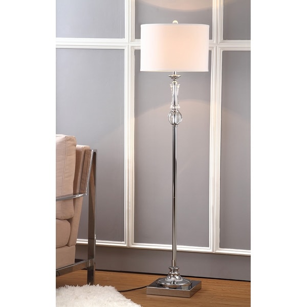 SAFAVIEH Lighting 60-inch Crystal Canterbury Floor Lamp - 15"x15"x60". Opens flyout.