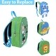 preview thumbnail 3 of 4, Kids Backpack with Multiple Shape Faces Toddler’s Toy and Gift Dinosaur Shape - 10.2"W*13.1"H