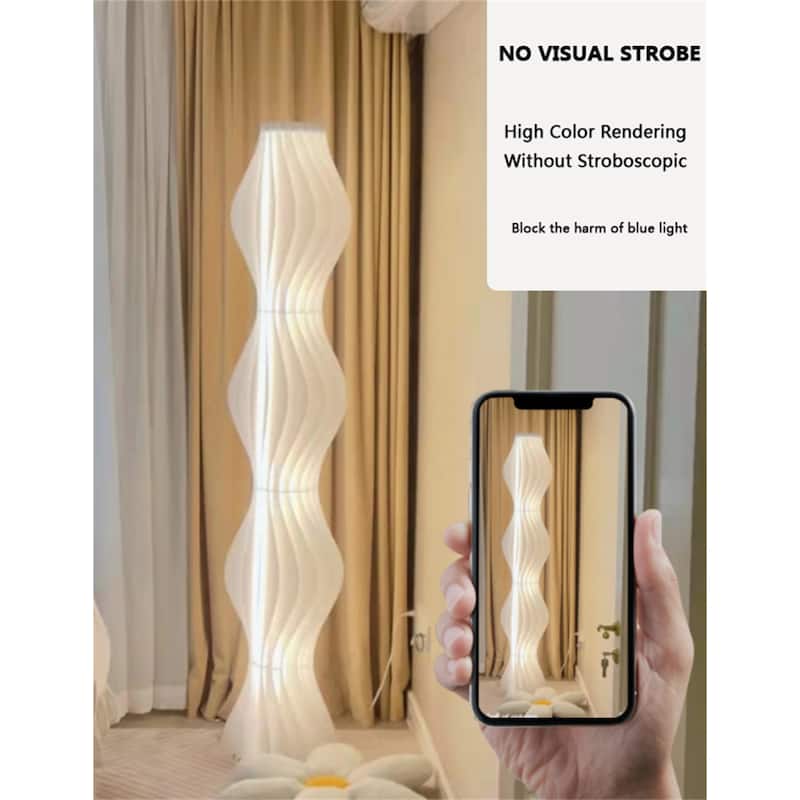 Modern 69Inch LED Column Floor Lamp with Foot Switch