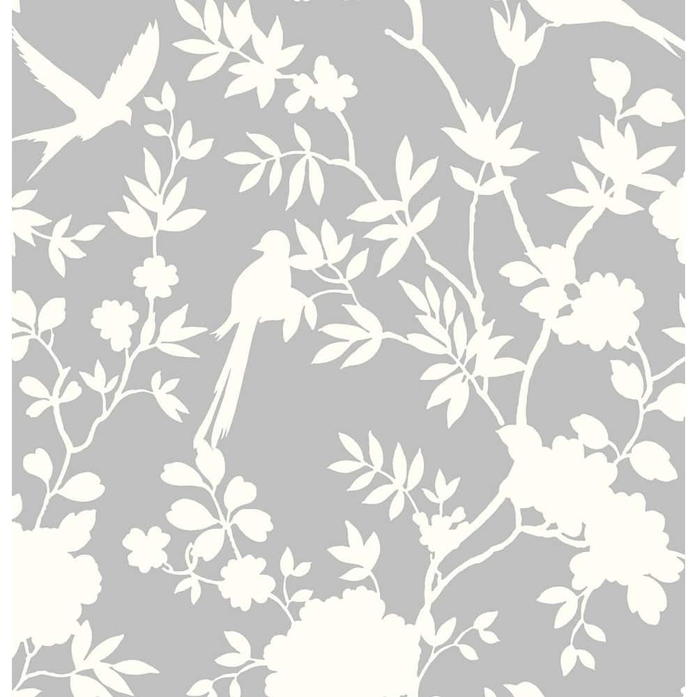 Luxe Haven Mono Toile Peel and Stick Wallpaper