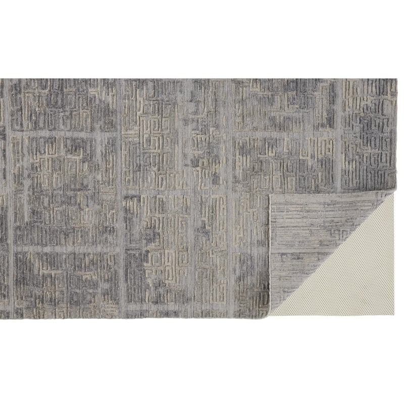 Somo Abstract Modern Woven Durable Area Rug By HomeRoots - 4' x 6'