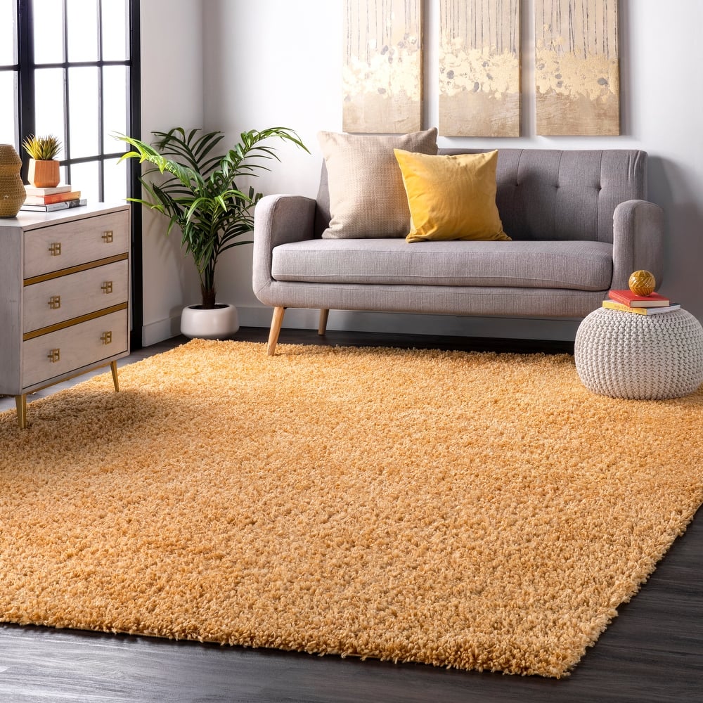 Nuloom Kara Solid Shag Area Rug