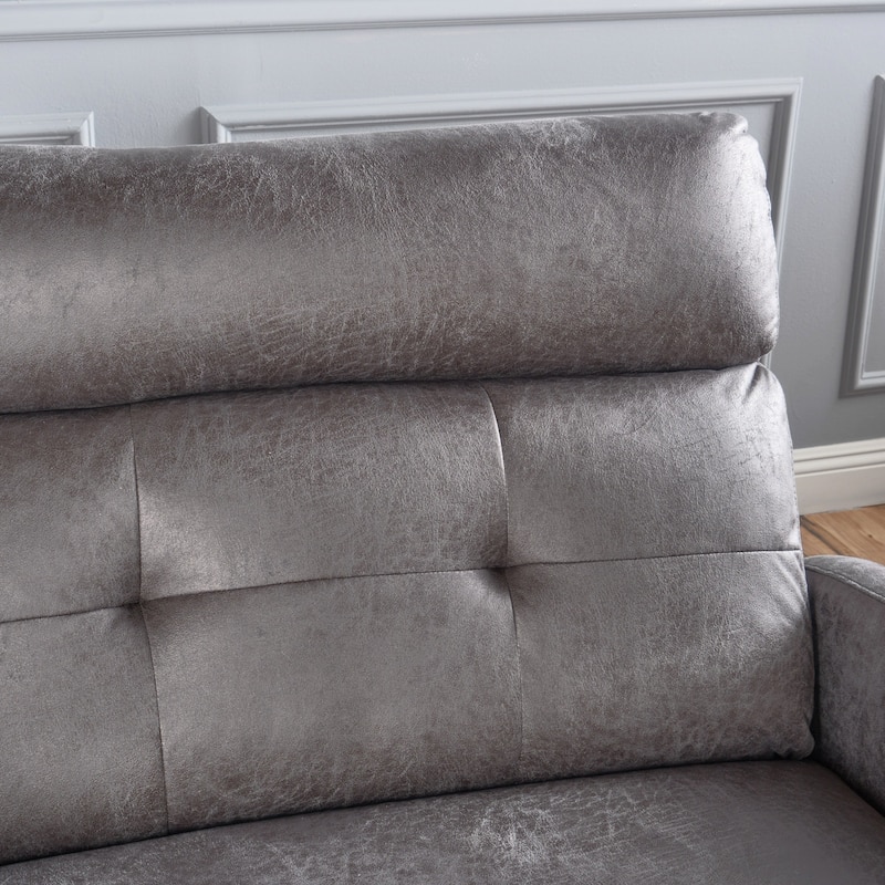 Halima Microfiber 2 Seater Recliner Chair by Christopher Knight Home